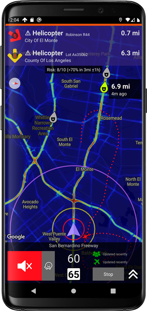 android highway radar